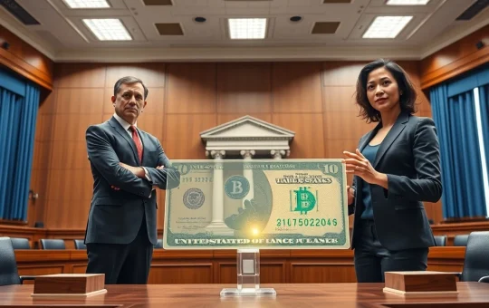 Jamie Dimon and digital assets adviser debate stablecoin yield regulation in congressional hearing setting