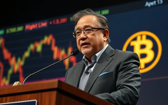 Robert Kiyosaki discusses Bitcoin and gold investment strategy at a financial conference.