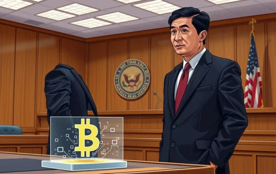Cambodian businessman Chen Zhi in New York courtroom challenging US seizure of 127,271 Bitcoin.