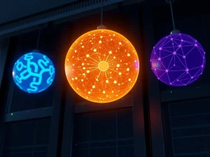 Chainlink LINK, PIPPIN, and Injective INJ tokens represented as AI agent crypto projects in a data center.