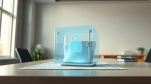 Conceptual image of the Midnight blockchain securing real-world financial assets with privacy technology.