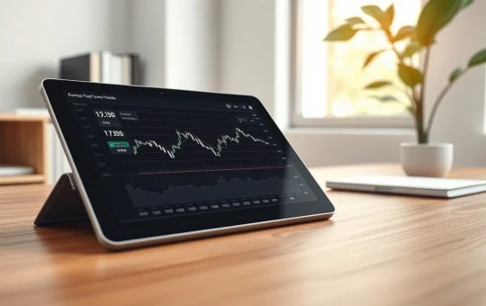 Financial data dashboard analyzing Mutuum Finance and cryptocurrency market trends for investment context.