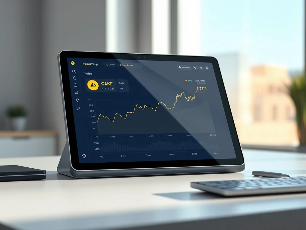 PancakeSwap CAKE price prediction 2026-2030 analysis dashboard showing long-term DeFi token forecast