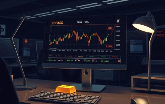 PAXG and XAUt tokenized gold trading dominates weekend markets as CME futures close.