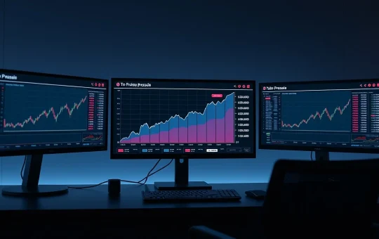 Pepeto presale fundraising milestone shown on a digital analytics dashboard.