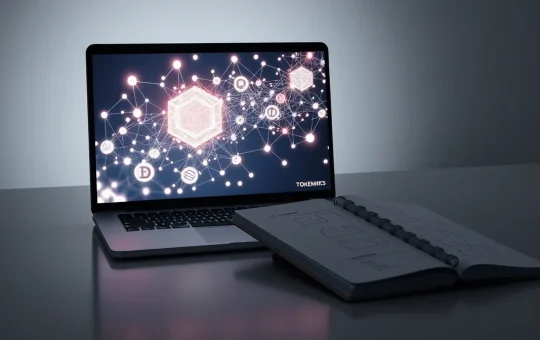 Analytical workspace showing blockchain token and presale investment research.