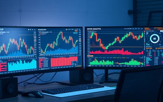 Analyst desk with crypto market charts and tokenomics data for Pepeto presale research