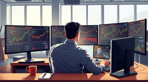 Financial analyst monitoring cryptocurrency market data showing Pepeto capital inflows and SOL ADA recovery trends