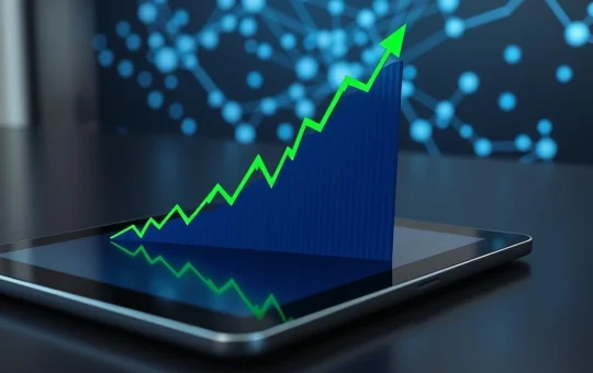 Pi Network price chart showing a sharp 30% rally amid V23 upgrade and tier-1 listing speculation.