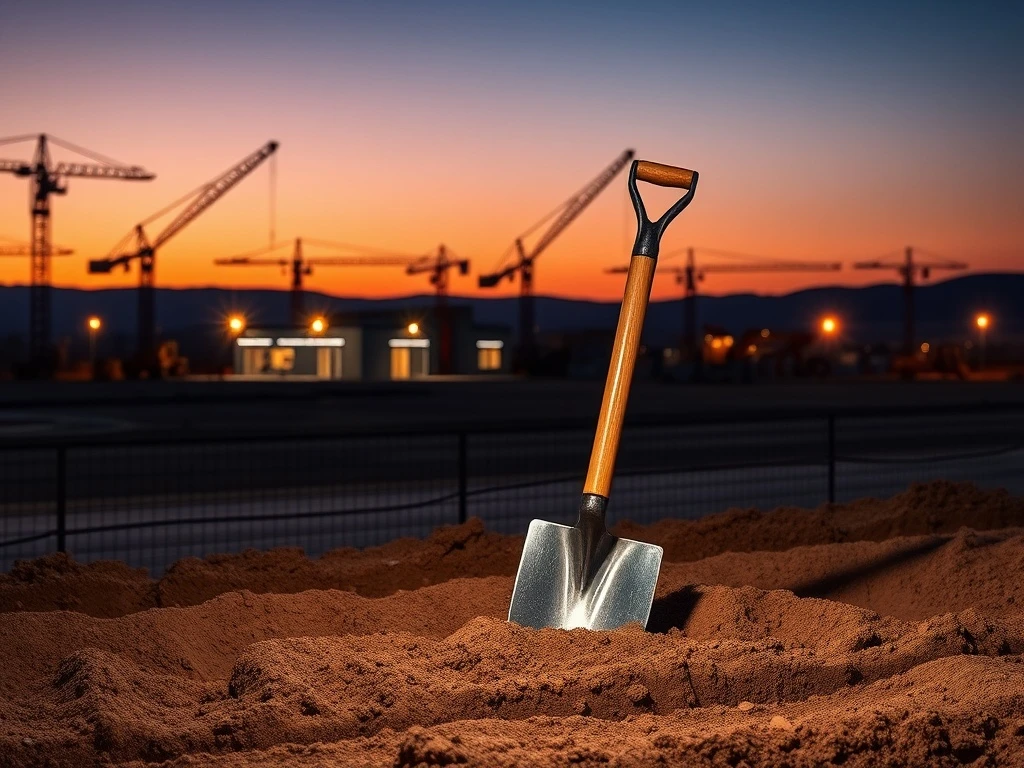 Groundbreaking ceremony for a new quantum computing facility challenging Bitcoin cryptography security.