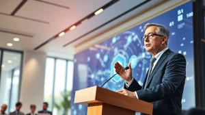 Ripple CEO Brad Garlinghouse discussing cryptocurrency regulation and stablecoin market concerns in March 2026