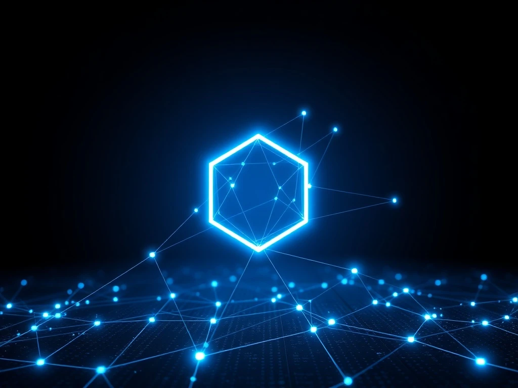 Sei blockchain network visualization showing interconnected nodes and data streams representing the Giga Upgrade's technological advancement