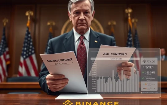 U.S. senator calls for Binance investigation over sanctions and money laundering concerns during congressional proceedings.