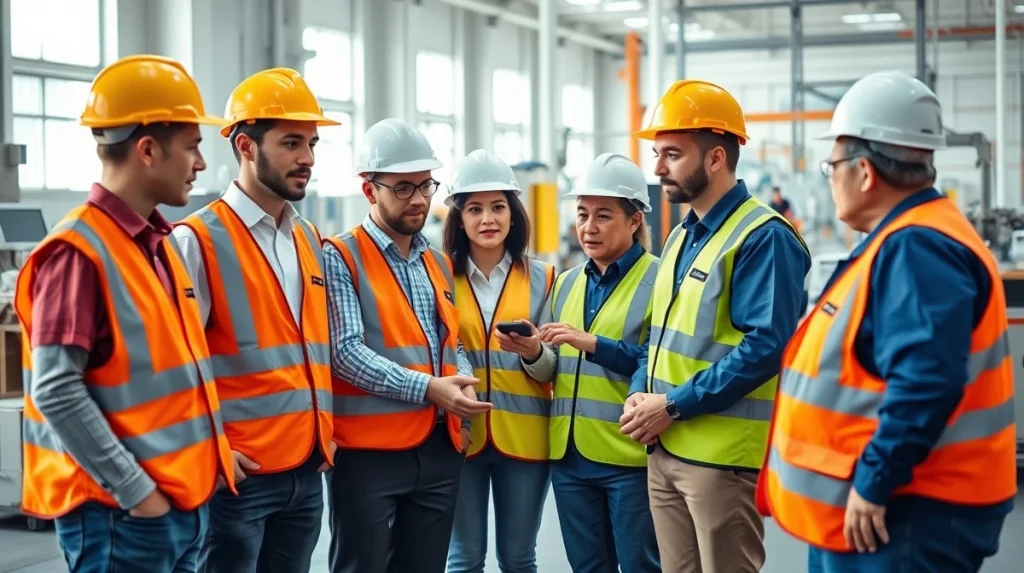 Foreign business delegation conducting factory inspection at Senmao manufacturing facility