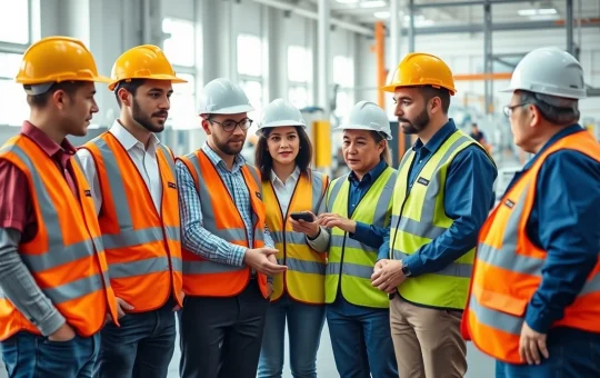 Foreign business delegation conducting factory inspection at Senmao manufacturing facility
