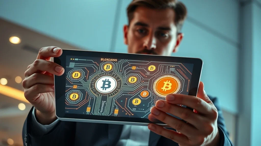 SMD Multilayer Inductors crypto token presale announcement with blockchain visualization