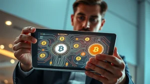 SMD Multilayer Inductors crypto token presale announcement with blockchain visualization