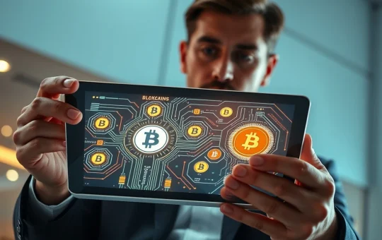 SMD Multilayer Inductors crypto token presale announcement with blockchain visualization