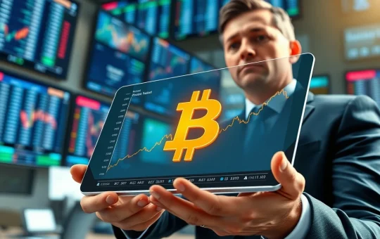 Investment strategy executing a $1.28 billion Bitcoin purchase on a digital trading interface.