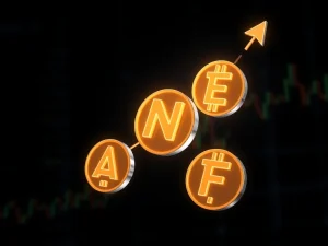 Analysis of top crypto gainers $NOS, $AVNT, and $F showing significant weekly price surges.
