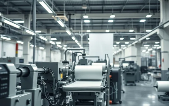 TPU cast film production line operating in a Middle Eastern industrial facility in 2026.