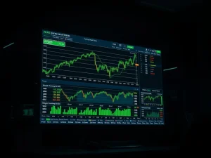 Cryptocurrency market data dashboard showing TRUMP token price surge and whale wallet activity.