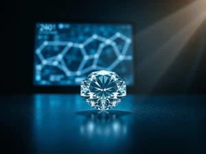 Certified diamond tokenized on XRP Ledger in UAE's record $280 million Billiton deal.