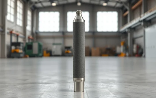 New UHP600 graphite electrode for industrial steel production in a manufacturing facility.