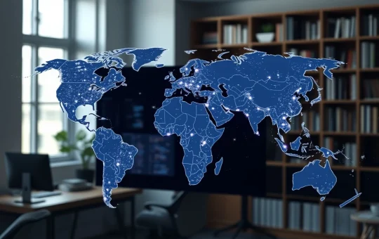 Analysis of US Bitcoin transfers during Middle East tensions showing blockchain connections between regions