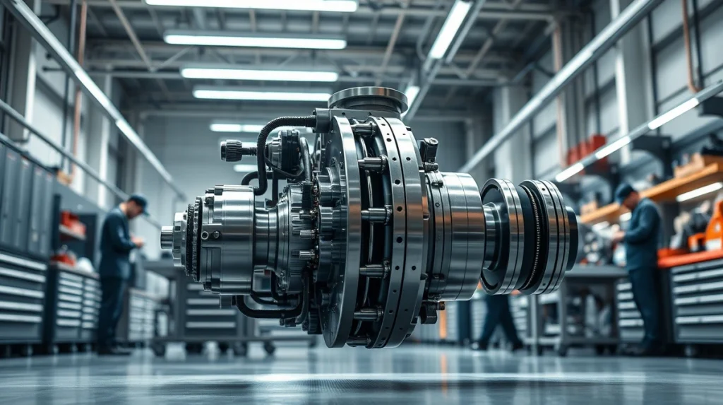 WEITAI hydraulic final drive assembly in industrial quality control setting