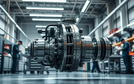 WEITAI hydraulic final drive assembly in industrial quality control setting