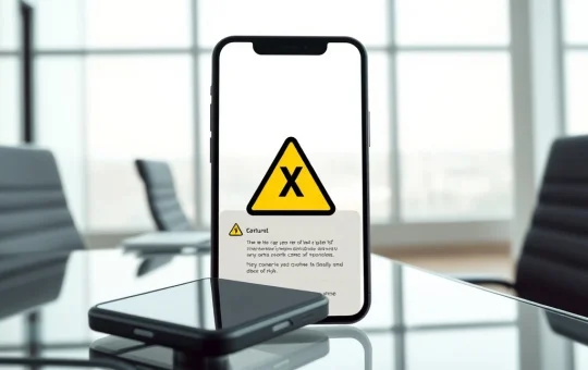 X app interface showing warning symbol over cryptocurrency post representing new paid partnership restrictions