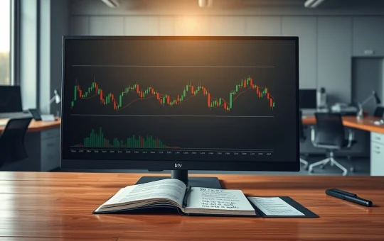 Analyst workstation showing cryptocurrency price charts for XRP price prediction and Bitcoin accumulation analysis