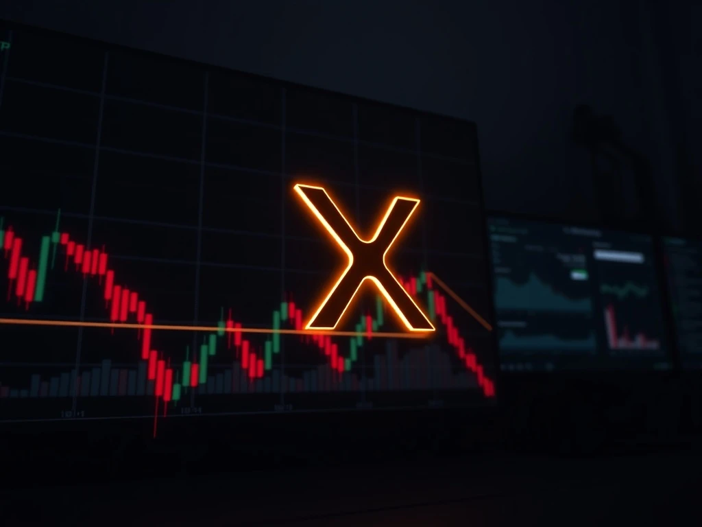 XRP price prediction analysis showing bearish trend and key resistance levels on financial chart
