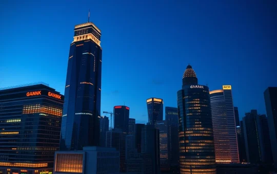 Global financial hub representing XRP's institutional adoption in cross-border payments.