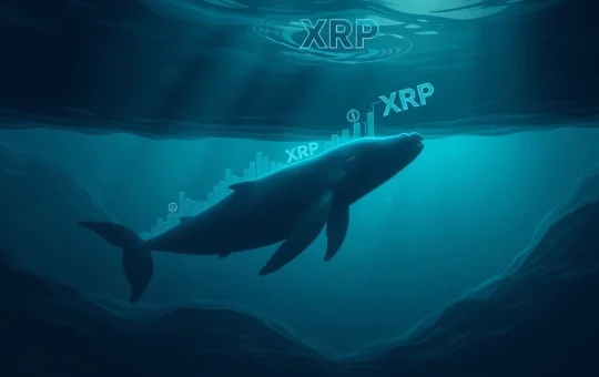 Cryptocurrency whale investor accumulating XRP during a market price decline.