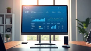 Analyst reviewing Aave DeFi protocol data for price prediction and market forecast.