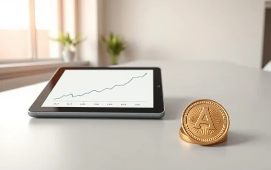 Analysis of the APEMARS crypto presale token and its market data on a tablet.