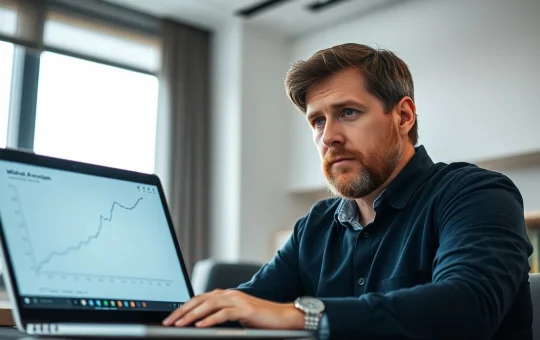 Michael Arrington analyzing financial data related to his 2017 XRP prediction.