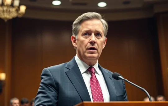 Financial strategist Keith Bessent urges Congress to approve cryptocurrency regulation legislation.