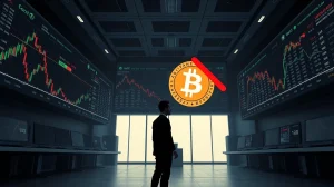 Bitcoin analyst prediction of Bitcoin supporter's death shown on trading floor monitors
