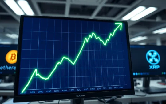 Analysis of the Bitcoin and crypto market price rally showing key drivers on a financial chart.