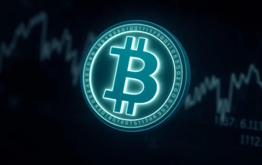 Analysis of Bitcoin price action showing a classic liquidity hunt pattern and market volatility.