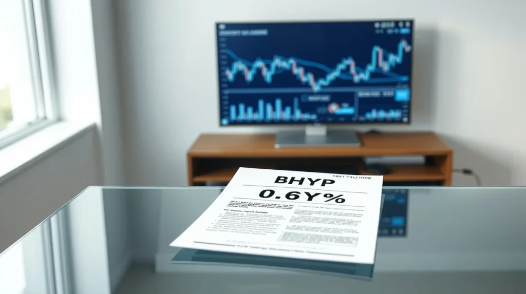 SEC filing document for the Bitwise Hyperliquid ETF with BHYP ticker symbol visible.