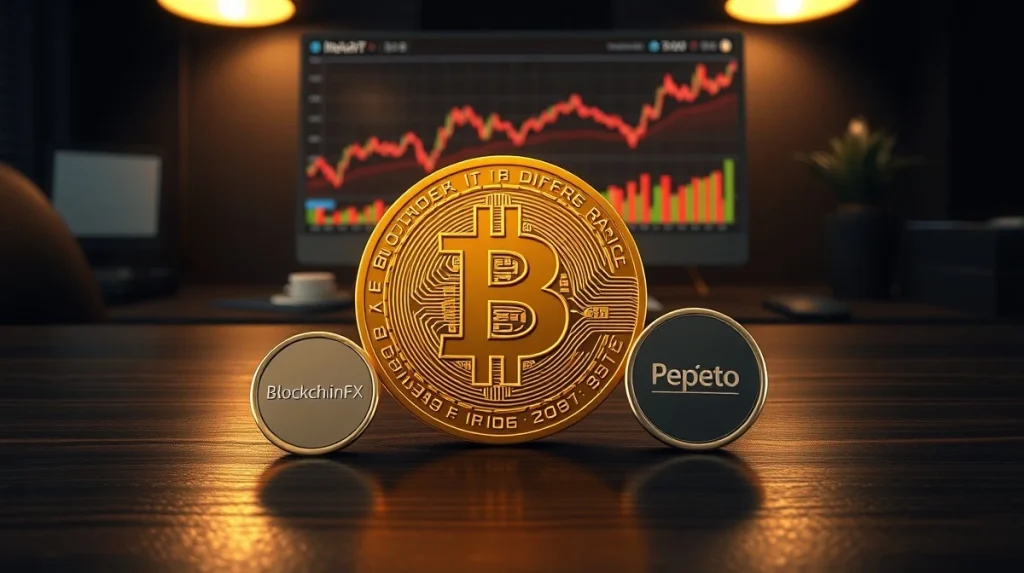 BlockchainFX vs Pepeto crypto presale comparison with Bitcoin hitting 2026 high, representing market competition