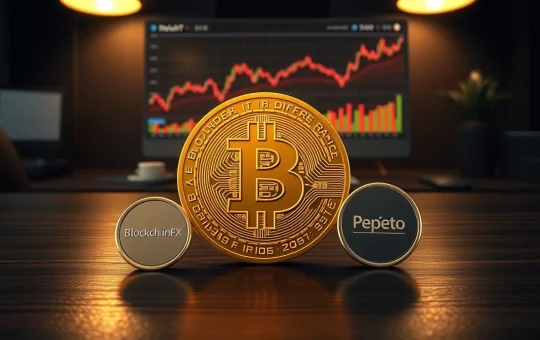BlockchainFX vs Pepeto crypto presale comparison with Bitcoin hitting 2026 high, representing market competition