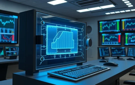 Secure digital infrastructure for tokenized financial assets in institutional finance.