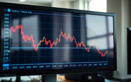 Circle stock price drop following analyst sell rating and Drift Protocol scandal news.