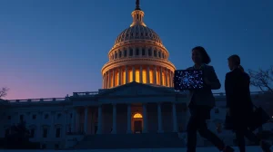 US Capitol building representing congressional cryptocurrency investment disclosures and financial transparency.