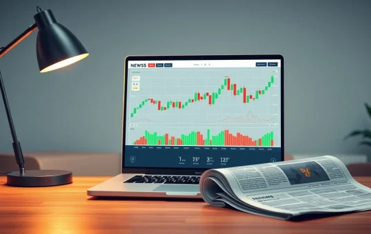 Analyst's desk with crypto charts and news during Easter weekend market watch.